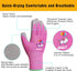KDK Ages 3-5 Kids Gardening Gloves,Yard Work Gloves for Toddlers, Youth, Girls, Boys, Childrens, Soft Safety Rubber Gloves (XXXS Age 3-5, 1 Pair B...