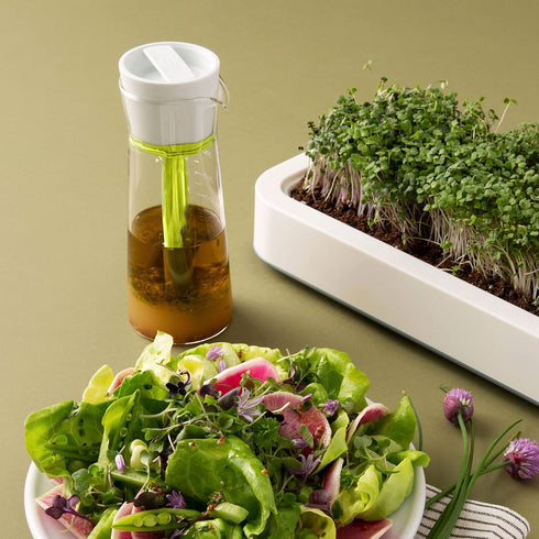 Chef'n 104-759-258 Emulstir Salad Dressing Mixer, One Size, Plastic, Arugula/Meringue...