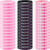 48 Pcs Breast Cancer Bracelets- Pink Ribbon Breast Cancer Awareness Silicone Wristbands Hope Faith Strength Courage Wristbands for Party Supplies ...