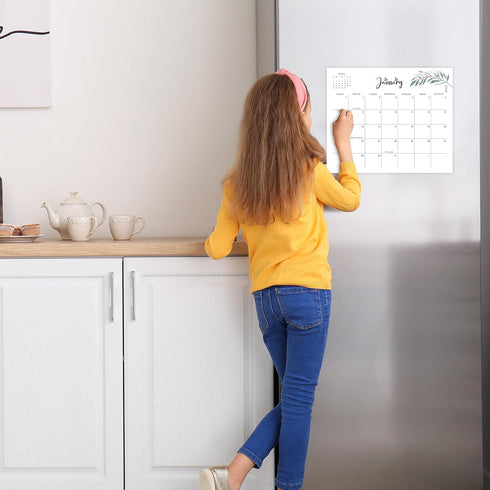 2024 Magnetic Calendar for Fridge -18 Month Fridge Calendar Paper from Jan.2024 to Jun.2025.Refrigerator Calendar for Home & Office Organization 1...