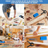 34 Pcs Pocket Hole Jig, Woodwork Guides Joint Angle Tool 15 Degree Holes Puncher Locator Dowel Jig Kit, Hole Positioning Fixture with Screws Sprin...