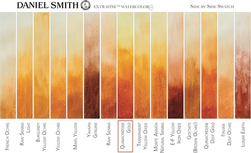 Daniel Smith 284600238 DANIEL SMITH Extra Fine Watercolor 15ml Paint Tube, Quinacridone, Gold...