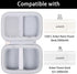 khanka Hard Travel Case with Anker 621 Nano Power Bank,5,000mAh Portable Charger,Case Only (White)......