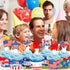 24 PCS 4th of July Cupcake Toppers Wrappers USA Patriotic Cupcake Liners for Cake Decoration Supplies, Independence Memorial Day Party Cake Decora...