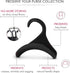 Bag-a-Vie Purse Hanger for Closet - Handbag Organizer Hooks for Hanging Bags & Purses, Protecting Bag Shape & Organizing Space (1 Hanger, Black Pl...