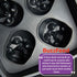 ShapedIceMolds 3D Large Skull Ice Cube Mold Tray, Round Whiskey Ice Mold with Lid for Whiskey Drinkers, Bartenders, Gift Exchanges, Home Bar Enthu...