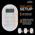 myTouchSmart Indoor Digital Timer, 1-Outlet Polarized (2-Prong) Plug-In, 26892......