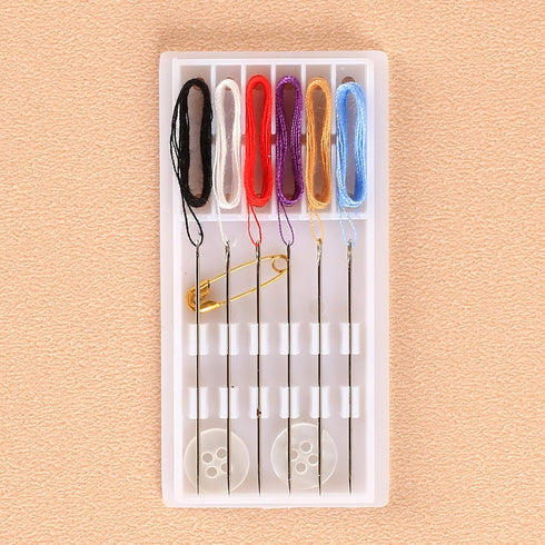 20-pack Loren Singer Small Simple Handy Travel Sewing Kits Thread Repair Emergency Kit with with Needles, Threads, Button, Safety Pin for Gift Hom...
