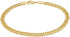 Barzel 18K Gold Plated Rambo Cuban Curb Anklet for Women, 10 Inches - Made In Brazil...