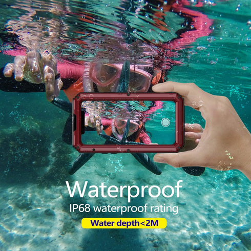 seacosmo Waterproof Case for iPhone 11 Pro, Strong Dust-Proof with Built-in Screen Protector Drop Protection Shock Absorption Case Cover for Phone...