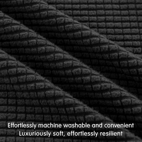 Hokway Couch Cushion Covers Stretch Cushion Covers Sofa Seat Cushion Slipcover Cushion Protector(Black, Small)...
