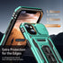 MERRO for iPhone 13 Case with Screen Protector,Sliding Camera Cover,Military-Grade Cover with Magnetic Stand Phone Case 6.1" Turquoise......