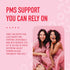 PMS Relief Gummies | Hormone Balance, Bloating, Hormonal Acne & Mood Swing Support | Period Support Vitamins for Women | Vegan Gummy Supplement wi...