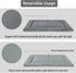 Dog Bed Mat, Crate Pad Reversible(Cool or Warm), Ultra Soft Dog Kennel Pad, Cozy Sleeping Mat for Small, Middle and Large Dogs and Cats (S(24”x 18...