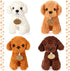4 Pcs Cute Dog Stuffed Animal Toy Puppy, 7 Inch Stuffed Dog Plush Puppy Stuffed Animal for Boys and Girls, Party Decorations, Birthday Gifts (Cute...