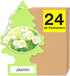LITTLE TREES Air Fresheners Car Air Freshener. Hanging Tree Provides Long Lasting Scent for Auto or Home. Jasmin, 24 Air Fresheners...