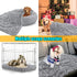 Pet Dog Bed Blankets, Fluffy Fleece Dog Throw Blankets Sleep Mat,Soft Puppy Blankets Cat Kitten, S M L XL,Fuzzy Reversible Sherpa Blanket for Bed,...