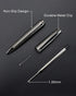 Cambond Ballpoint Pens Black Pens - Bulk Pens Metal Pen for Journaling Gift Business Men Police Flight Attendants 1.0 mm Medium Point Nice Pens, 3...