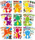 27 Pieces Make Your Own Dinosaur Stickers Make A Face Stickers for Kids Toddlers with Dinosaur System DIY Craft Stickers Kids Party Favor Supplies...