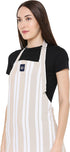 Encasa Chef Kitchen Apron for Men & Women | 27x33 in | Durable Cotton | 1 Pocket & 1 Towel Holder | Adjustable Strap and Waist Ties for Optimal Fi...