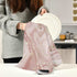 ALAZA Pink Marble and Golden Splatter Paint Kitchen Towels Absorbent Dish Towels Soft Wash Clothes for Drying Dishes Cleaning Towels for Home Deco...
