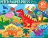 Peter Pauper Press Dinosaurs Kids' Floor Puzzle (48 Pieces) (36 inches Wide x 24 inches high)...