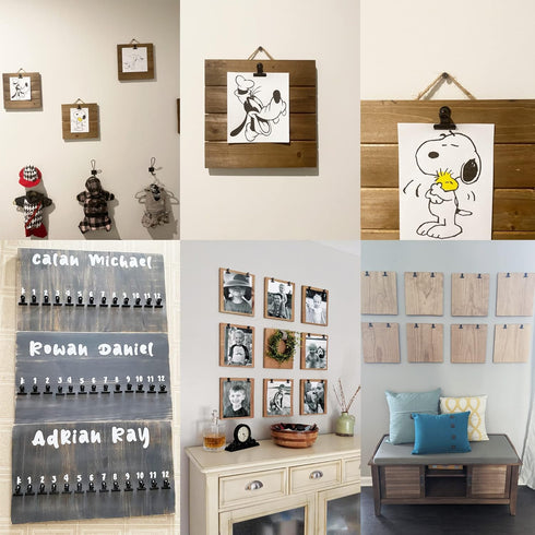 Honbay 20PCS 30mm(1.2inch) Black Metal Bulldog Clips Hinge Clips for Documents, Planner Pages, Receipts, Pictures, Photos, etc...