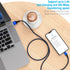 iPhone Charger Cable, Apple MFi Certified 1 Pack 10 FT Blue Long Lightning Fast Charging High Speed Data Sync USB Cable Compatible iPhone 14 13 12...