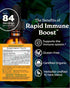 Herb Pharm Organic Rapid Immune Boost: Fast-Absorbing Tincture for Adults, Echinacea Tincture with Goldenseal, Ginger Extract & Elderberry, Immune...