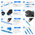 Kuject 320 PCS Heat Shrink Wire Connectors, Multipurpose Waterproof Electrical Wire Terminals kit, Insulated Crimp Connectors Ring Fork Spade Butt...