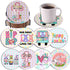 8 Piece Easter Diamond Coaster Kit Holder DIY Easter Diamond Art Coaster Coaster Diamond Kit for Adults Spring Easter GIF Supplies...
