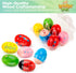 Egg Shakers Maracas for Kids - 6 Pack - Natural, Wooden Musical Toy Percussion Instruments for Kids - Montessori Sound Making Shakers...
