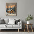 Posterizer 1 pcs-old farm house in snowy winter nature-in oil painting style-18-Landscape & Nature Art-Living Room Bedroom Decor- unframed wall ar...