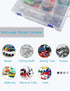 Beoccudo Tackle Box Beads Organizer Tackle Boxes with Dividers Plastic Storage Large 10 Grids Box Jewelry Compartment Container...