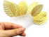 IVYRISE Silk Leaf 200PCS Golden Artificial Leaves for DIY Wedding Party Decor Corsage Boutonniere Accessory, Artificial Silk Flower Decoration...