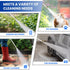 Hydro Jet Washer, 2-in-1 Hydro Jet Nozzle for Garden Hose?High Pressure Power Washer Wand with 2 Different Nozzles and Hose Quick Connectors for G...
