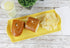 Calypso Basics Plastic Tidbit Melamine Sandwich Tray, Lemon...