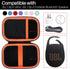 Hard Case Compatible with JBL Clip 5 Clip 4 Portable Bluetooth Speaker (Red Case)...