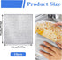 10Pcs Wire Dishwashing Cloths Non-Scratch Wire Dishwashing Rags for Wet and Dry, Lint Free Kitchen Cleaning Wire Dish Towels for Scrubbing and Cle...