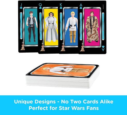 Aquarius Star Wars Luke Skywalker Premium Playing Cards - Luke Skywalker Themed Deck of Cards for Your Favorite Card Games - Officially Licensed S...