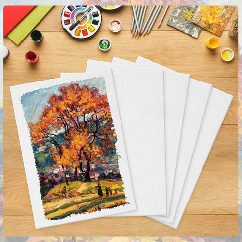 Phinus 5 Pack Canvas for Painting, 8x10in Canvas Boards for Painting, Blank Painting Canvas, Paint Canva for Acrylics Oil Watercolor Tempera Paint...