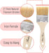Bates- Chip Paint Brushes, 2 Inch, 9 Pack, Chip Brush, Brushes for Painting, Paint Brushes, 2 Inch Paint Brush, Stain Brushes for Wood, Natural Br...