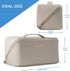 O&Y BELLE Large Capacity Travel Makeup Bag, Portable Travel Toiletry Bag, Makeup Bag Organizer, Open Flat Travel Cosmetic Bag, Cosmetic Bags for W...