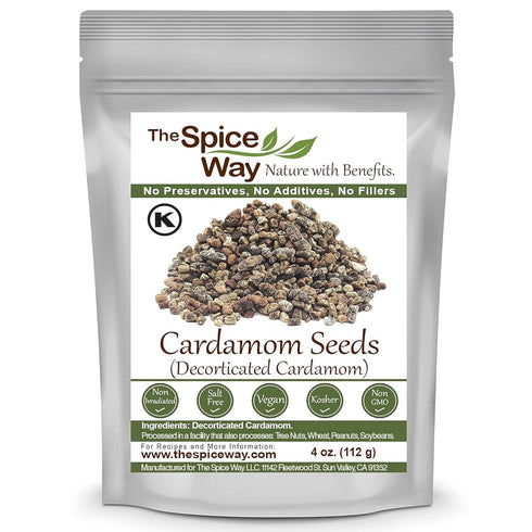 The Spice Way Cardamom Decorticated - (4 oz) made from premium green cardamom pods...