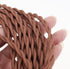 RTNLIT 16.4Ft Twisted Cloth Covered Lamp Cord with Switch Button and Molded Plug,18-Gauge Fabric Electrical Cord, Stripped Ends Ready for Wiring(5...