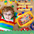 3 Packs Toy Storage Bags with Zipper and Clear PVC Window, Reusable Oxford Fabric Organizing Bags, Toy Bags for Kids Toys Building Blocks and Boar...