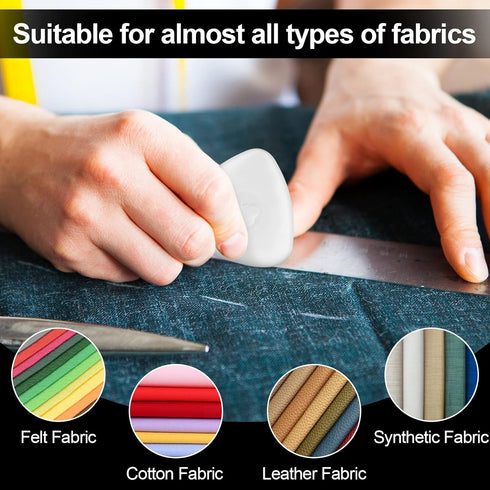 10PCS Professional Tailor Chalk Fabric Chalk for Sewing Tailors Chalk, Fabric Markers for Sewing, Fabric Chalk Sewing Wax Based Tailor's Chalk...