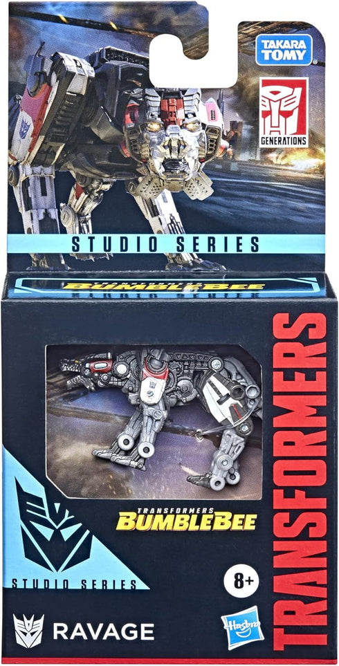 Transformers Toys Studio Series Core Class Bumblebee Ravage Action Figure - Ages 8 and Up, 3.5-inch...