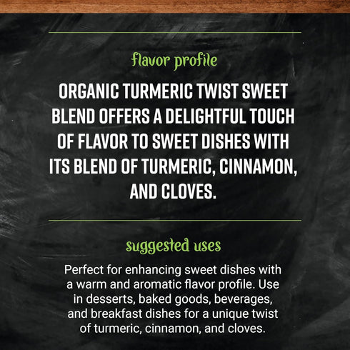 Frontier Turmeric Blend, Sweet, Organic, 1.8 Ounce...