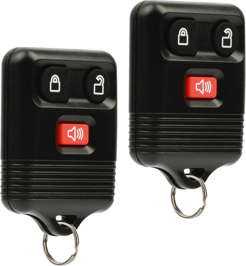 Key Fob Keyless Entry Remote fits Ford, Lincoln, Mercury, Mazda F150 F250 F350 Escape Expedition Explorer Ranger (and More), Set of 2...